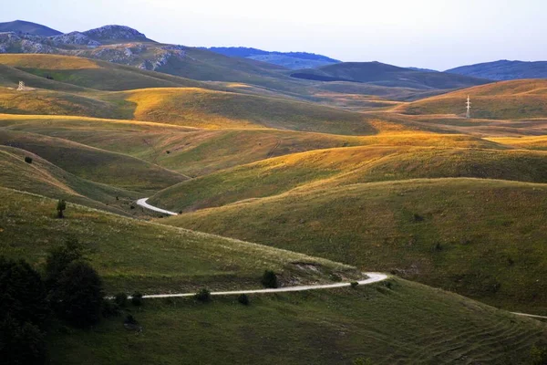 Ongelooflijke Schoonheid Van Het Golvende Morine Plateau Bosnië Herzegovina — Stockfoto
