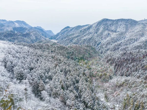 Montagna Lushan Famosa Sue Scogliere Mare Nuvole Cascate Che Combina — Foto Stock