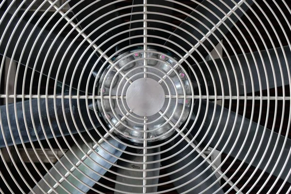 Close Detalhes Sobre Ventilador Refrigeração Industrial — Fotografia de Stock