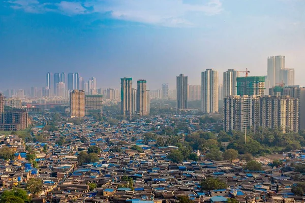 Drone Aereo Degli Edifici Mumbai India — Foto Stock