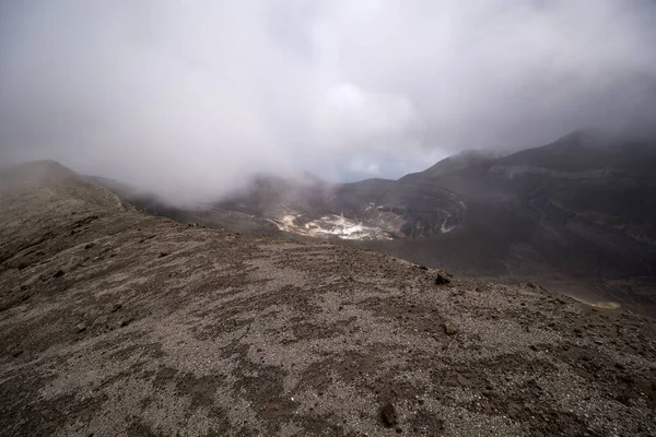 Beautiful View Fog Peak Mountain — Stock Photo, Image