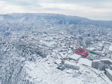 Lushan Dağı, uçurumları, bulutlar ve şelaleler denizi ile ünlüdür ve bu dağ manzarayı, dini, eğitimi ve kültürünü birleştirir..