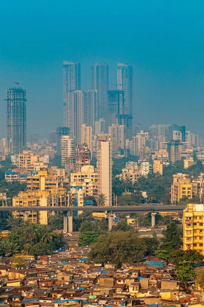 Mumbai Hindistan Daki Binaların Dikey Görüntüsü — Stok fotoğraf
