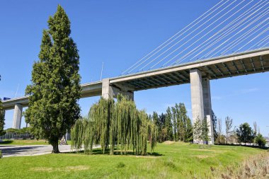 Portekiz, Lizbon 'daki Nacoes Parkında Gama Köprüsü' nden Vasco