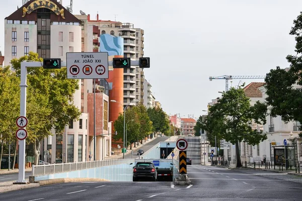 stock image Tunnel on Avenida Joao XXI that has been operating for 25 years in the city of Lisbon