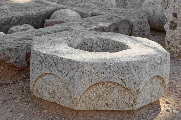 Группа Каменных Блоков Земле Испания Провинция Валенсия Город Дения Районе — стоковое фото