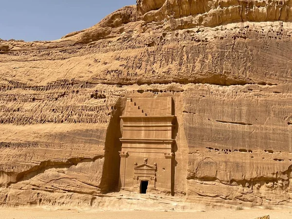 Κοντινό Πλάνο Του Τάφου Στην Ούλα Της Σαουδικής Αραβίας — Φωτογραφία Αρχείου