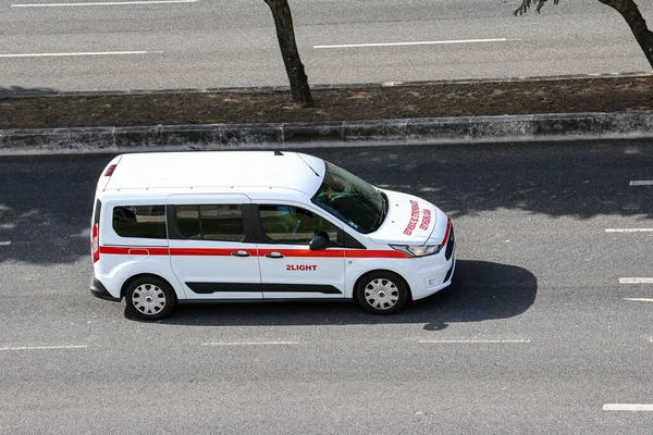 Veículo Transporte Para Doentes Não Urgentes Lisboa — Fotografia de Stock