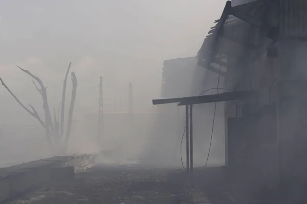 Huge Area Devastated Major Fire — Stock Photo, Image