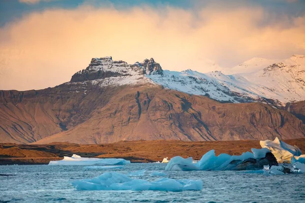 Paesaggio Del Fiordo Oscar Durante Bel Tramonto Groenlandia — Foto Stock