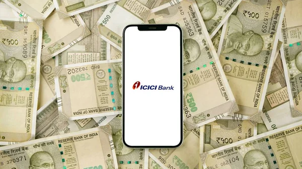 Icici Bank Also Known Industrial Credit Investment Corporation India Isolated — Stock Photo, Image