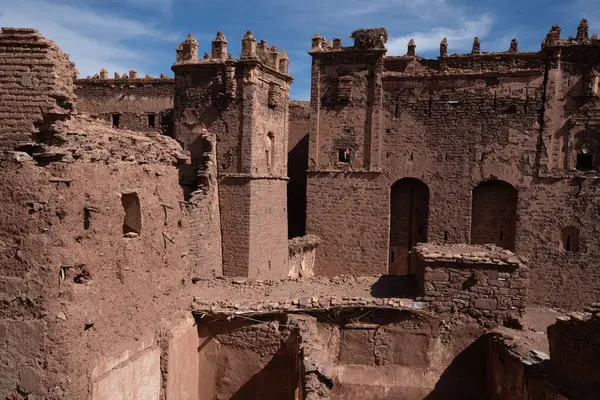Una Splendida Vista Sulla Fortezza Kasbah — Foto Stock