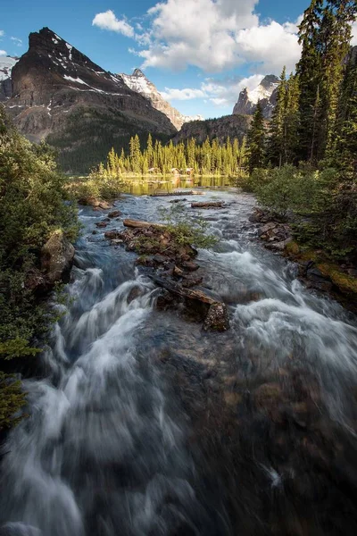 Oblast Jezera Hara Kanadských Skalistých Horách — Stock fotografie