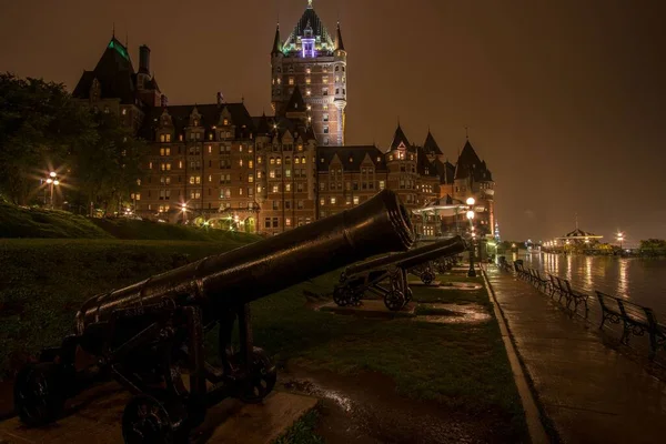Пятизвездочный Отель Fairmont Chateau Городе Фронтенак Квебек Канада — стоковое фото