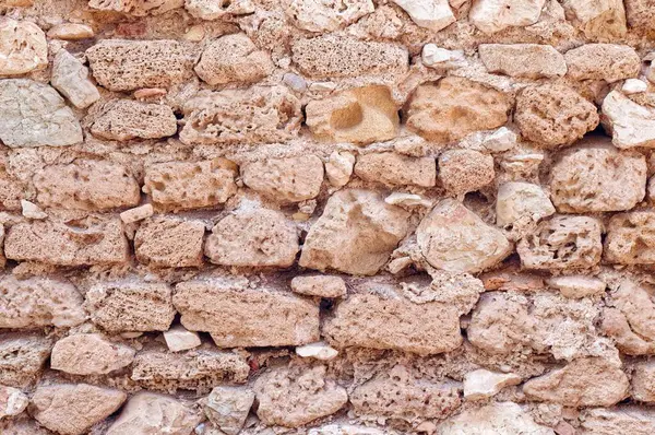 Stock image A stone wall texture background in Spain, Provinze of Valencia, City of Denia