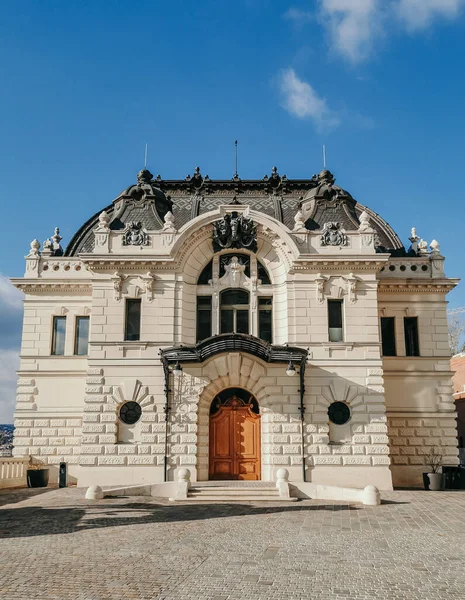 Une Verticale Salle Équitation Royale Buda Château Colline Budapest Hongrie — Photo