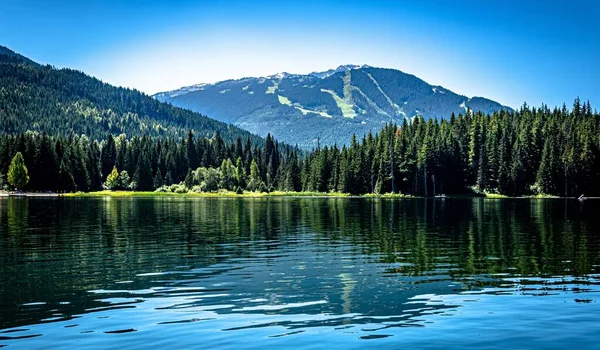 Ein Schöner Blick Auf Den Lost Lake Whistler British Columbia — Stockfoto