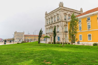 Comercio Meydanı Lizbon şehir merkezinde, Portekiz