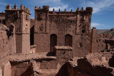 Kasbah kalesinin güzel bir manzarası.