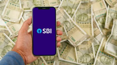 Hindistan Devlet Bankası veya cep telefonu ekranında SBI