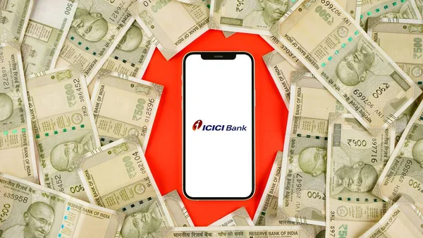 Icici Bank Also Known Industrial Credit Investment Corporation India Isolated — Stock Photo, Image