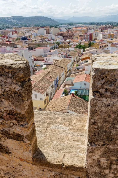 Uitzicht Schilderachtige Stad Denia Provincie Valencia Spanje — Stockfoto
