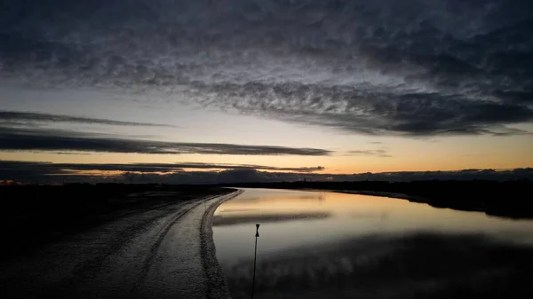 Sonnenaufgang Der Nordsee — Stockfoto