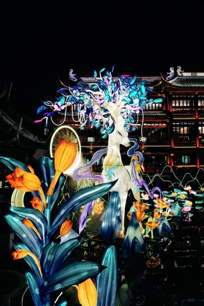 Hermosa Decoración Inspirada Shanhai Jing Antigua Leyenda China — Foto de Stock