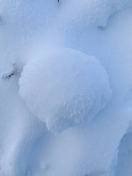 Vertikální Detailní Záběr Sněhové Koule — Stock fotografie