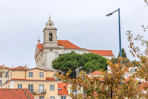 Ενοριακός Ναός Του Σάο Μιγκέλ Στην Alfama Λισαβόνα Πορτογαλία — Φωτογραφία Αρχείου