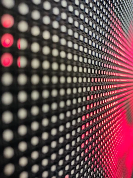 Ein Hintergrund Aus Bunten Leuchtenden Kreisen Mit Muster Nahaufnahme Eines — Stockfoto