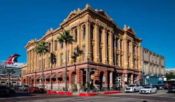 stock image Galveston, TX, US - October 12, 2022: View of The Hutchings, Sealy and Co. Buildings. The buildings were designed by Nicholas J. Clayton and built in