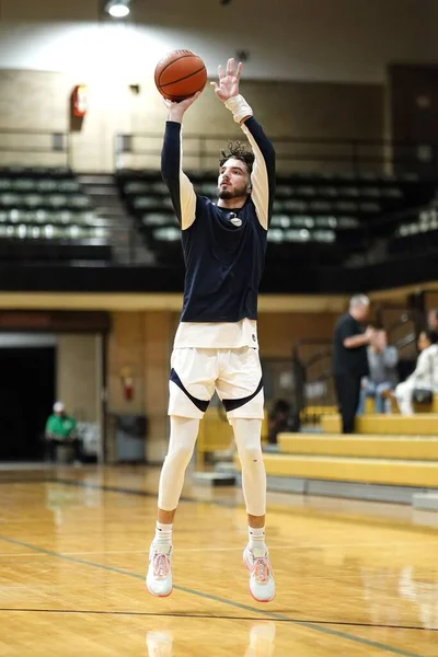 Jogador Basquete Capturado Durante Indiana Prep Grad Fall Basketball Hammond — Fotografia de Stock