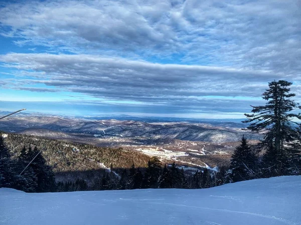 Fantastisk Utsikt Över Killington Ski Resort Vermont New England — Stockfoto