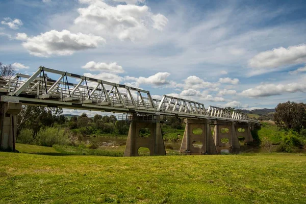 Чудовий Знімок Історичного Мосту Тарва Поблизу Канберри Австралія — стокове фото