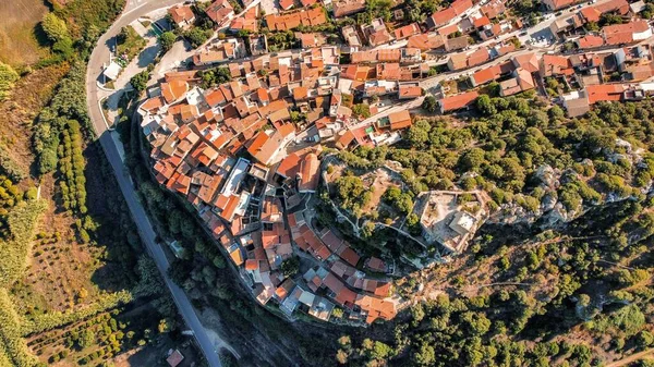 stock image Picture of Posada from above in sunny weather taken by drone