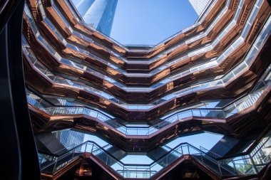 Manhattan, New York 'ta güzel bir tekne manzarası..