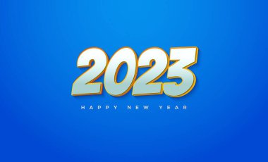 Yeni Yıl kutlamaları için 2023 yılının bir resmi.