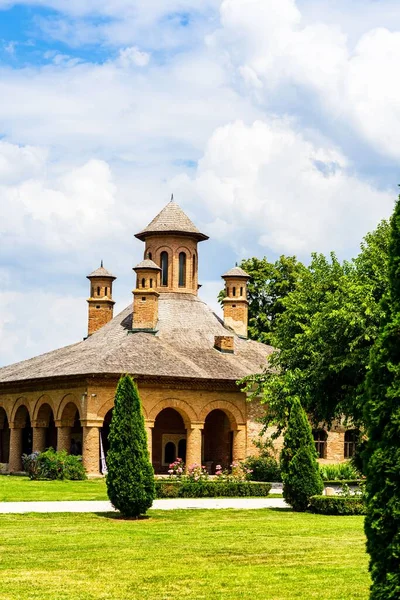 Eine Vertikale Aufnahme Des Mogosoaia Palace Gebäudes Rumänien — Stockfoto
