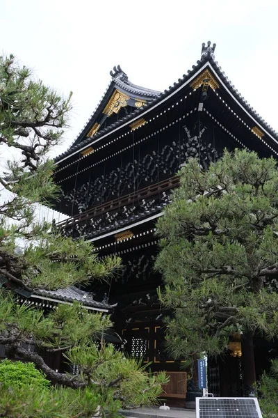 Μια Όμορφη Φωτογραφία Του Παραδοσιακού Ιαπωνικού Ναού Στο Κιότο Της — Φωτογραφία Αρχείου
