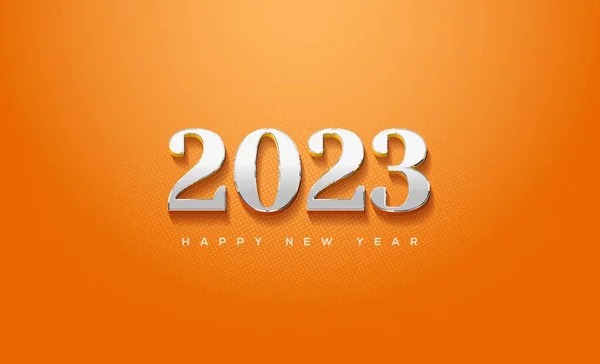 Mutlu Yıllar 2023 Arkaplan Afişi — Stok fotoğraf