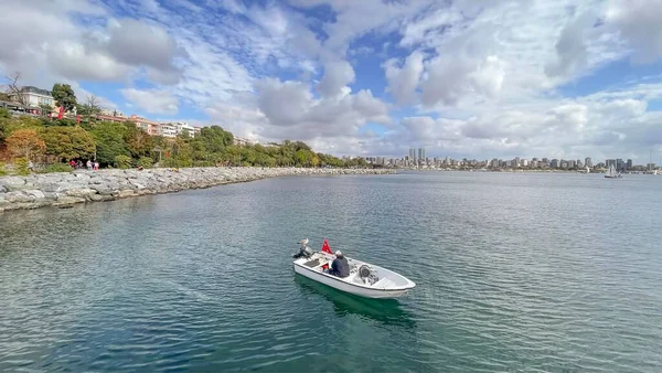 Barco Pesca Distrito Moda Del Distrito Kadikoy Estambul — Foto de Stock