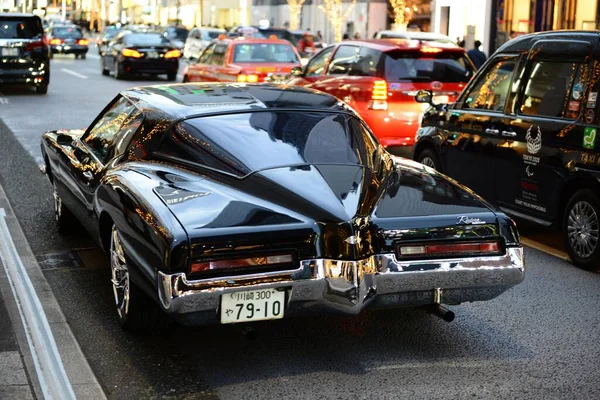 Achteraanzicht Van Buick Riviera Auto Straten Van Japan — Stockfoto