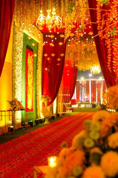 Культурная Программа Декорации Свадебные Украшения Реквизит Свечи — стоковое фото