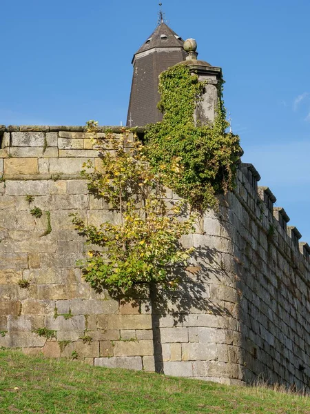 Красивый Вид Исторический Замок Город Бад Бенц Германия — стоковое фото