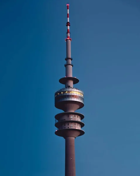 Vertical Shot Olympic Tower Olympic Park Munich Germany — Stock Photo, Image