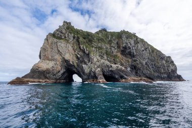 Piercy Adası, Yeni Zelanda 'daki kayanın manzarası.