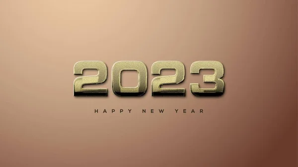 Happy New Year 2023 Modern Background Elegant Numbers — ストック写真