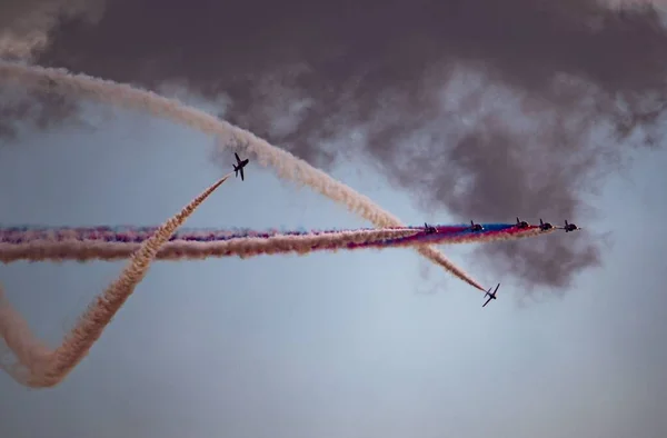 Red Arrows Swansea Airshow 2022 — Stock Photo, Image