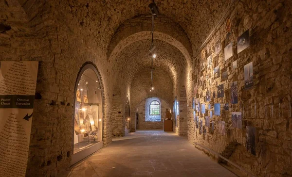 Museu Gjirokaster Citadel Castle Albânia — Fotografia de Stock